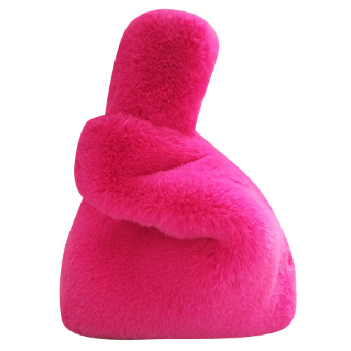 ファーバッグ ニットバッグ もこもこバッグ ミニバッグ allecore