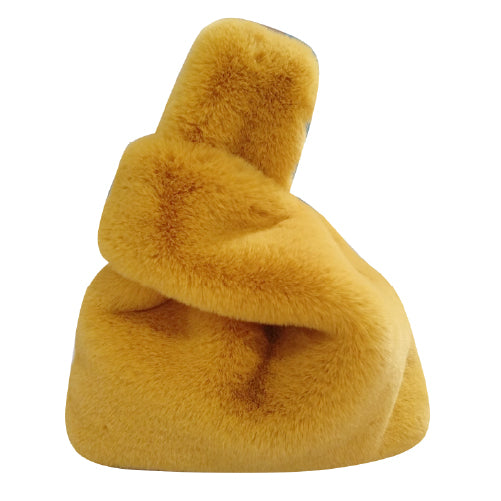 ファーバッグ ニットバッグ もこもこバッグ ミニバッグ allecore