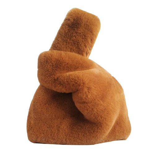 ファーバッグ ニットバッグ もこもこバッグ ミニバッグ allecore