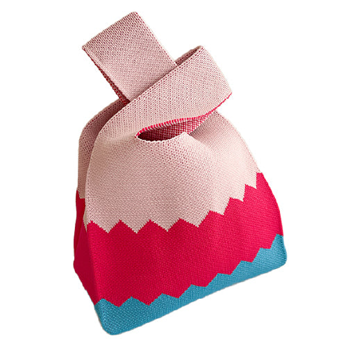 ニットバッグ マルシェバッグ ミニバッグ ニットトート allecore