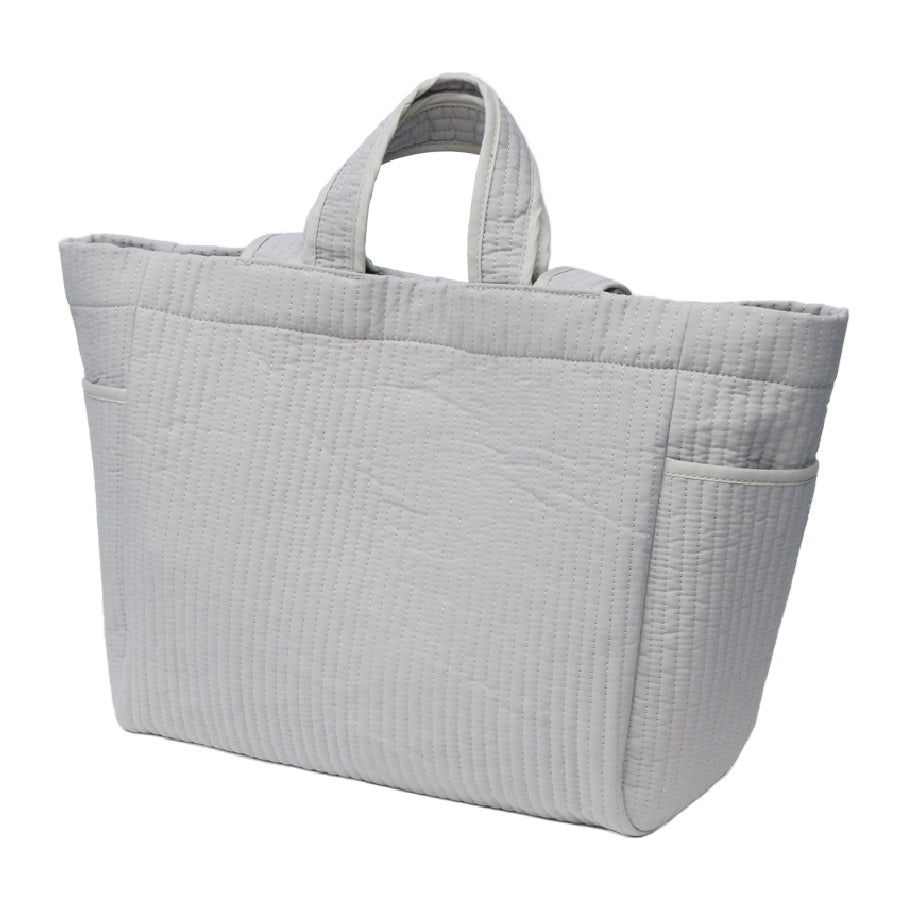 allecore アレコレ マザーズヌビバッグ 二重ハンドル サイドポケット 底板つき 軽量