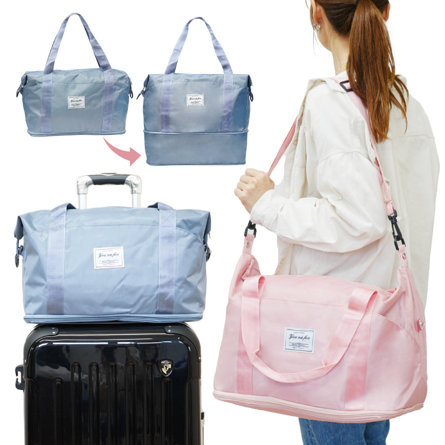 3way トラベルバッグ キャリーオンバッグ 伸縮 拡張タイプ