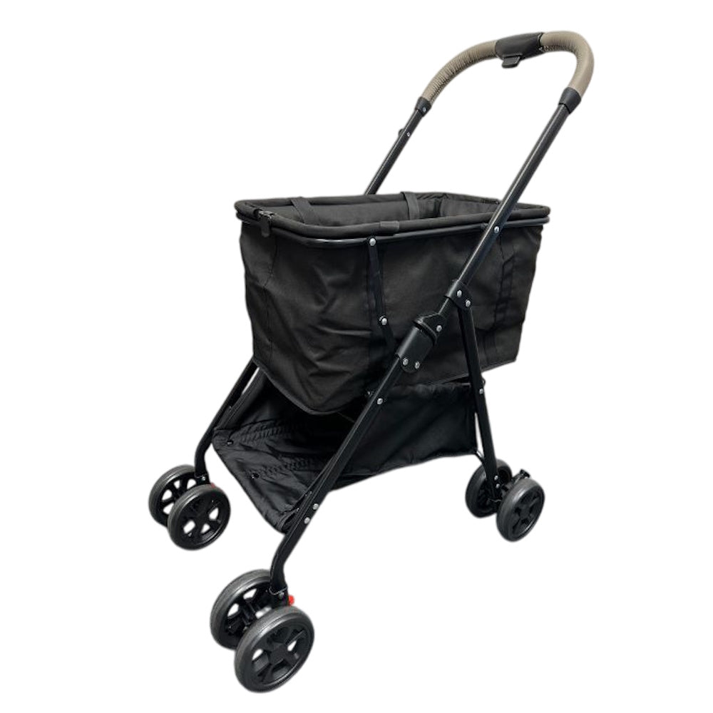 ショッピングカート 4輪 折りたたみ おしゃれ 大容量 保冷温 バッグつき allecore らくっとカート 折りたたみ キャリーカート 買い物 高齢者 カート 軽量 軽い ブレーキ付き ショッピング マイバッグ 衛生的 アウトドア ピクニック 誕生日 両親 敬老 プレゼント 2025 新型