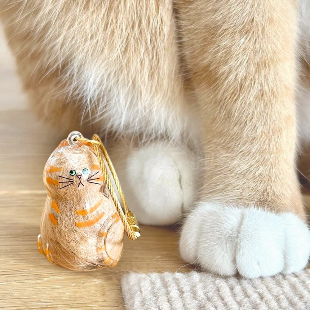 【新商品】ねこけだま ケース キーホルダー 猫毛玉 入れ 猫毛収納ボックス 12種類