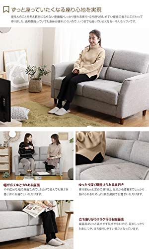 ソファ ソファー 2人掛けソファ 2人掛けソファー ローソファー ローソファ グレー