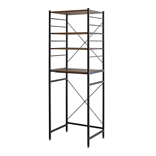 ゴミ箱上ラック レンジ台 ゴミ箱上レンジラック レンジラック キッチン収納 ブラウン