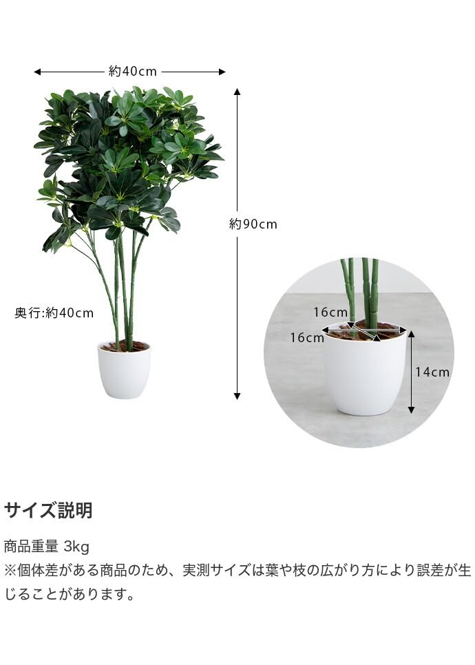 【当店限定ポイント最大15倍!お買い物マラソン期間】観葉植物 カポック シェフレラ フェイクグリーン グリーン - 【公式】allecore(アレコレ) 家具インテリア・生活雑貨のオンライン通販