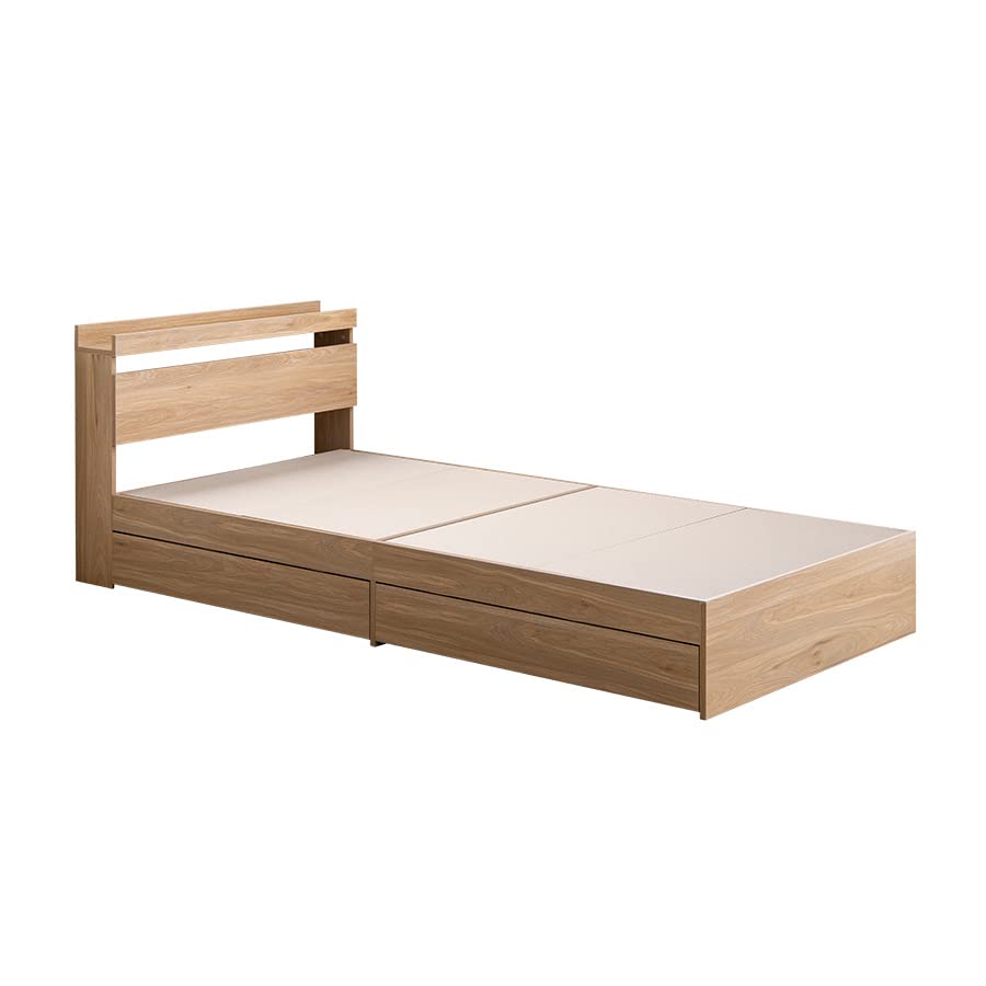 ベッド セミダブルベッド セミダブル ベッドフレーム ナチュラル【フレームのみ】