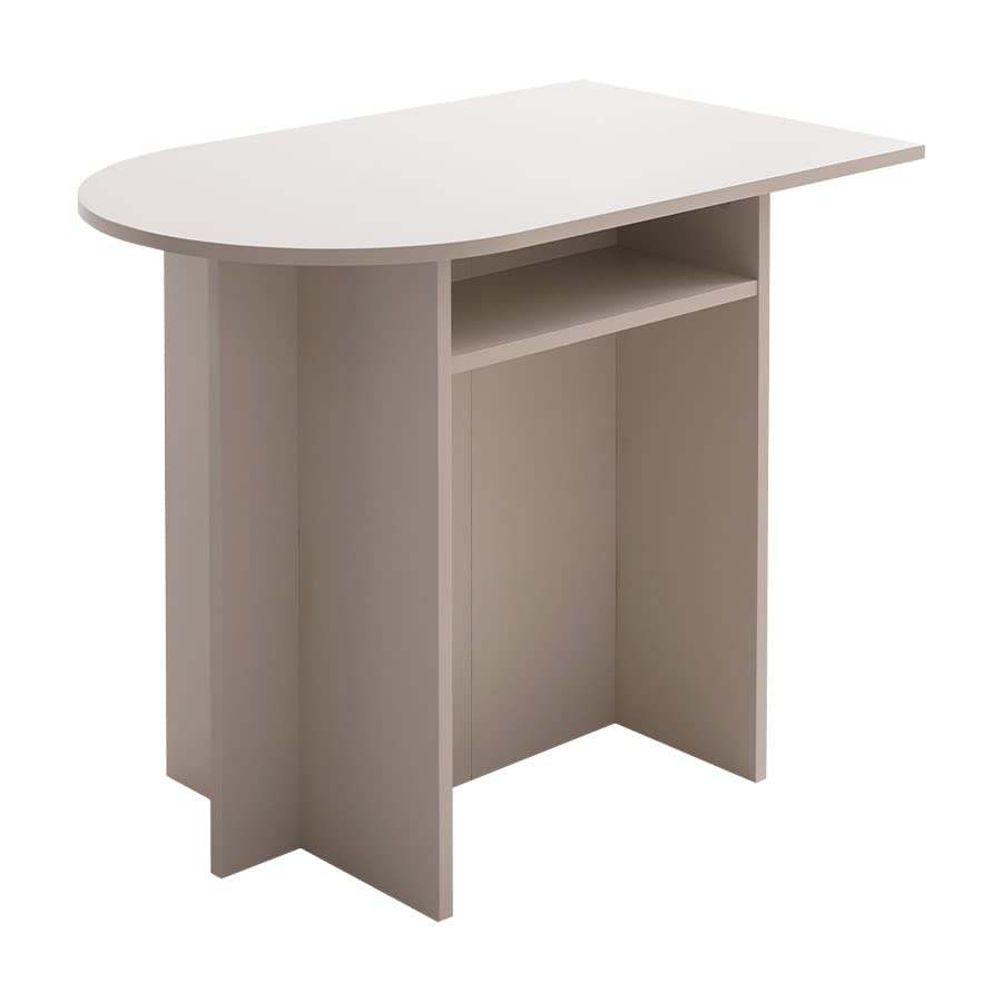 デスク テーブル ダイニングテーブル PCデスク グレージュ