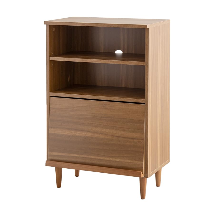 キャビネット サイドキャビネット サイドボード 収納 棚 ブラウン