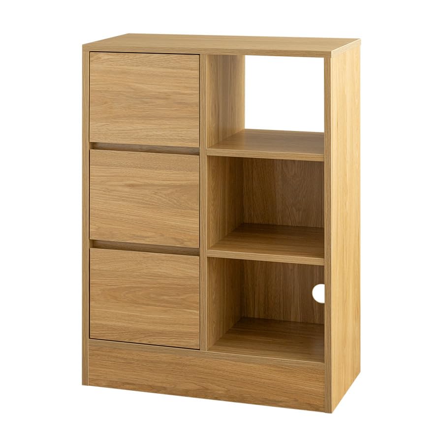 キッチン収納 カウンター下収納 キャビネット チェスト ナチュラル