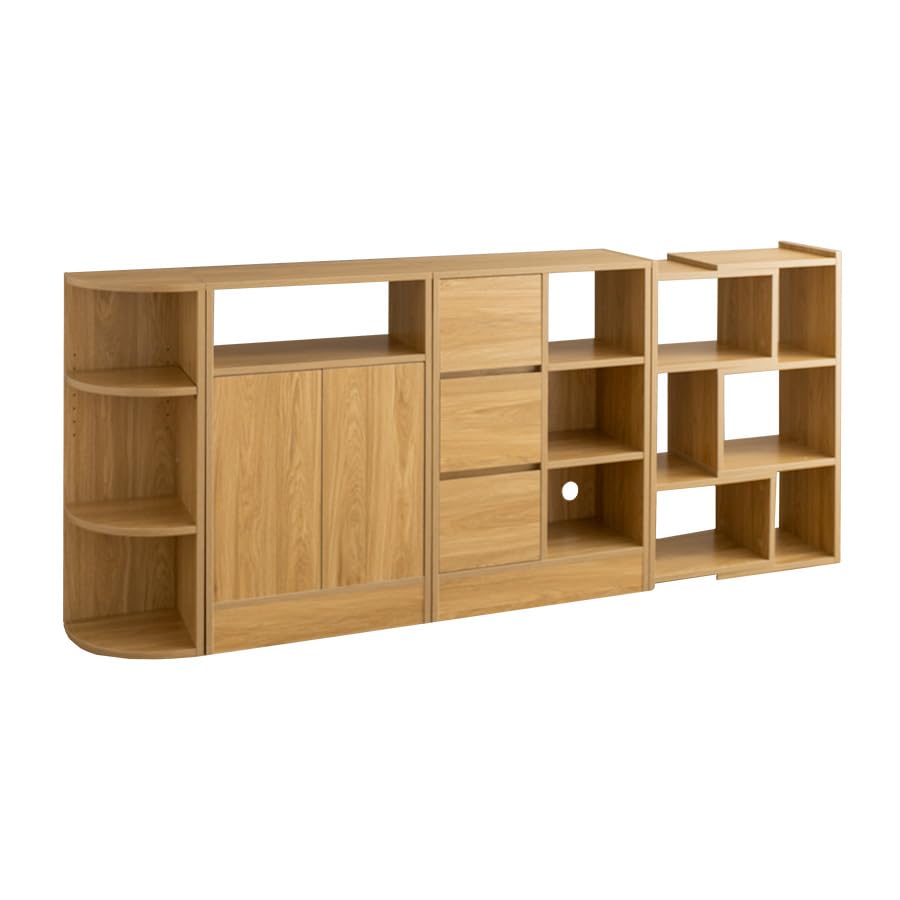 キッチン収納 カウンター下収納 キャビネット チェスト ナチュラル