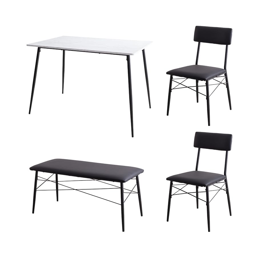 ダイニングテーブルセット 食卓 チェア 椅子 ベンチ 机 おしゃれ モダン ファミリー コンパクト 機能的 高品質 人気 スタイリッシュ 省スペース 家族 快適 北欧 リビング シンプル 送料無料