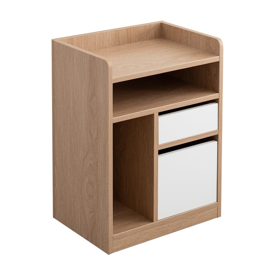 収納ワゴン キッチン 隠しキャスター チェスト シェルフ