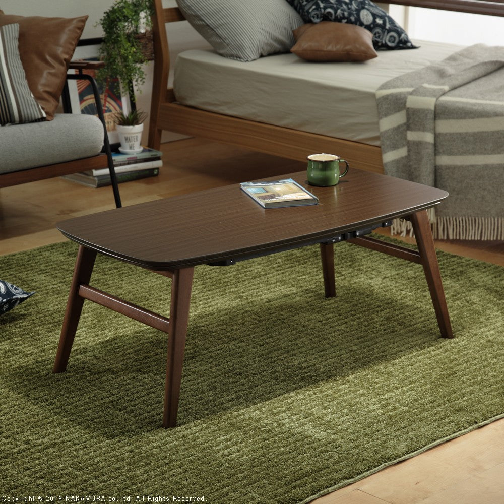 こたつ 北欧 北欧デザインフラットヒーターこたつ 100x50cm 長方形 テレワーク リモートワーク 在宅ワーク