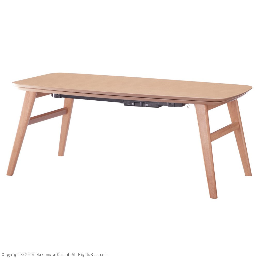 こたつ 北欧 北欧デザインフラットヒーターこたつ 100x50cm 長方形 テレワーク リモートワーク 在宅ワーク