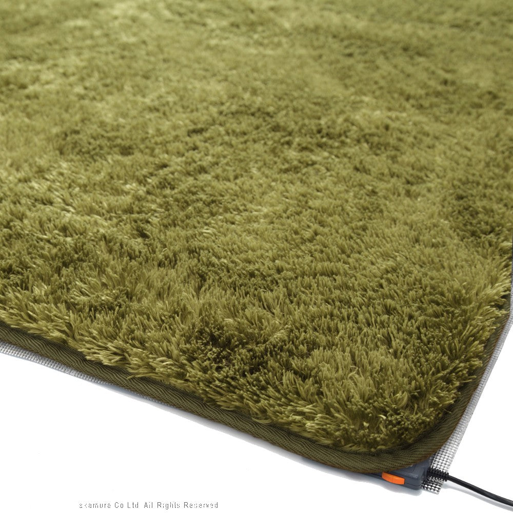 ラグマット 洗える ホットカーペットカバー 2畳 186x186cm ホットカーペット本体セット 在宅ワーク