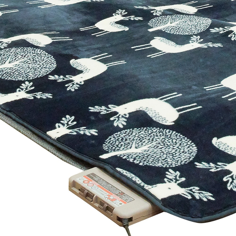 ラグマット 洗える ホットカーペットカバー 2畳 186x186cm ホットカーペット本体セット 在宅ワーク