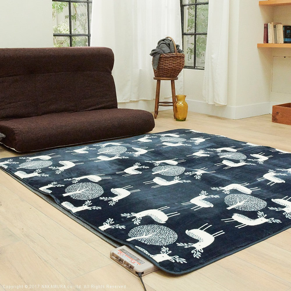 ラグマット 洗える ホットカーペットカバー 3畳 240x200cm ホットカーペット本体セット 在宅ワーク