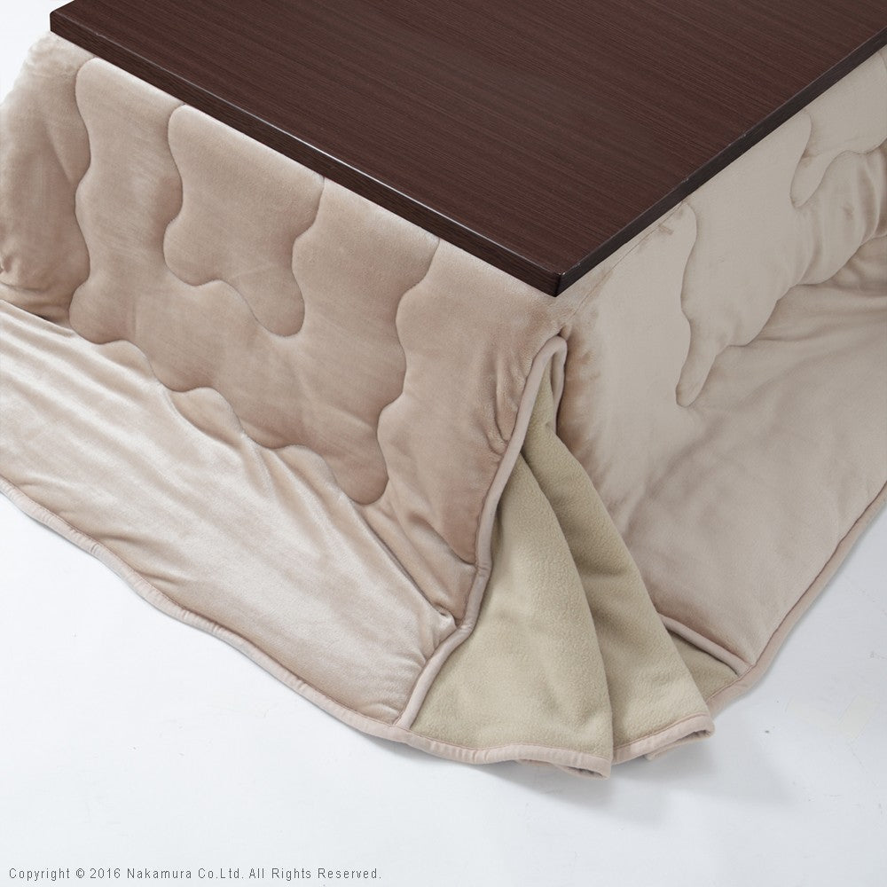 こたつ テーブル 折れ脚 スクエアこたつ 120x80cm はっ水リバーシブル省スペースこたつ布団 2点セット テレワーク リモートワーク 在宅ワーク