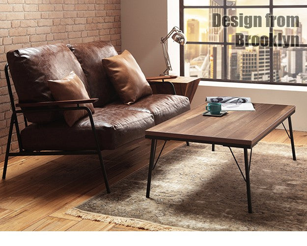 こたつ テーブル おしゃれ 継ぎ脚付き古材風アイアンこたつテーブル ハイタイプ120x60cm ヘリンボーン織り掛布団 2点セット ブルックリン テレワーク