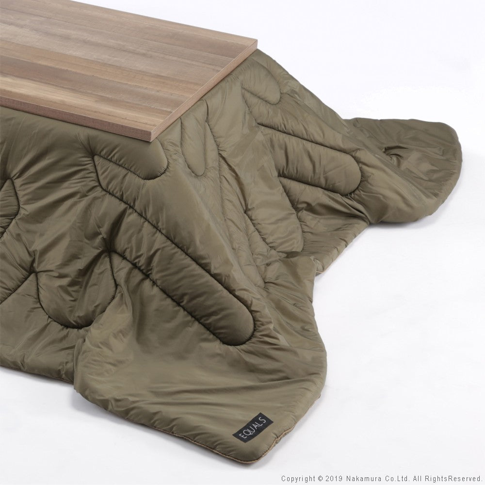 こたつ テーブル おしゃれ 古材風アイアンこたつテーブル スクエア80x80cm ペットの毛や汚れに強いこたつ布団 2点セット テレワーク 暖房