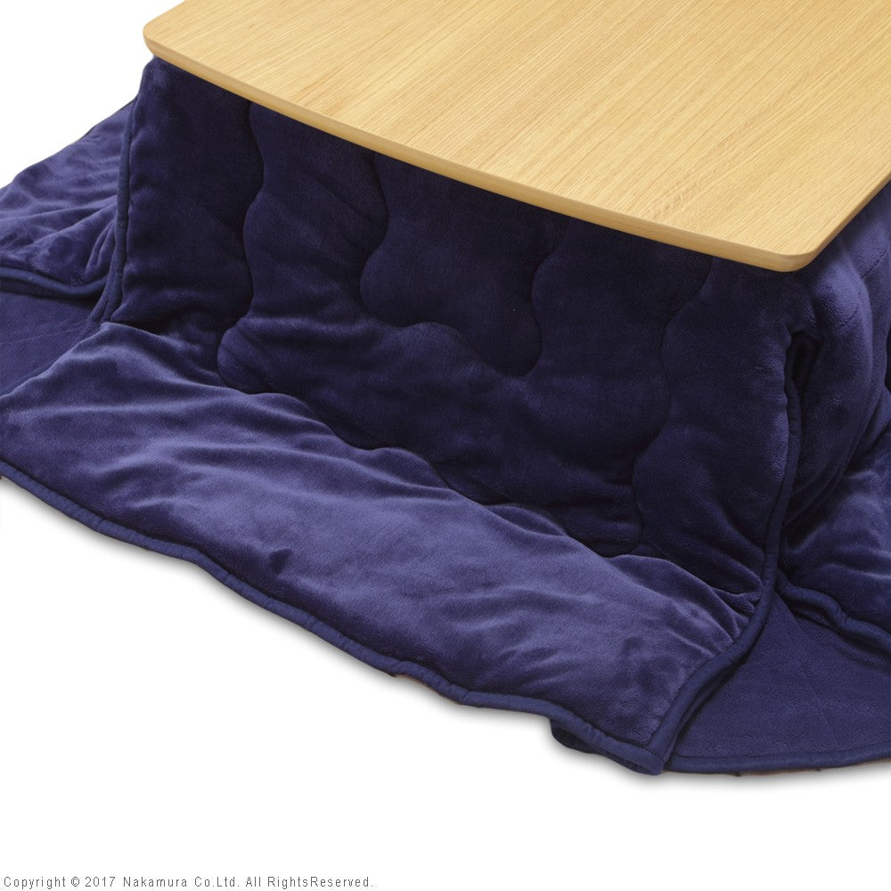 こたつ 正方形 北欧デザインこたつテーブル 75x75cm +はっ水リバーシブル省スペースこたつ布団 2点セット あったか シンプル テレワーク リモート 在宅