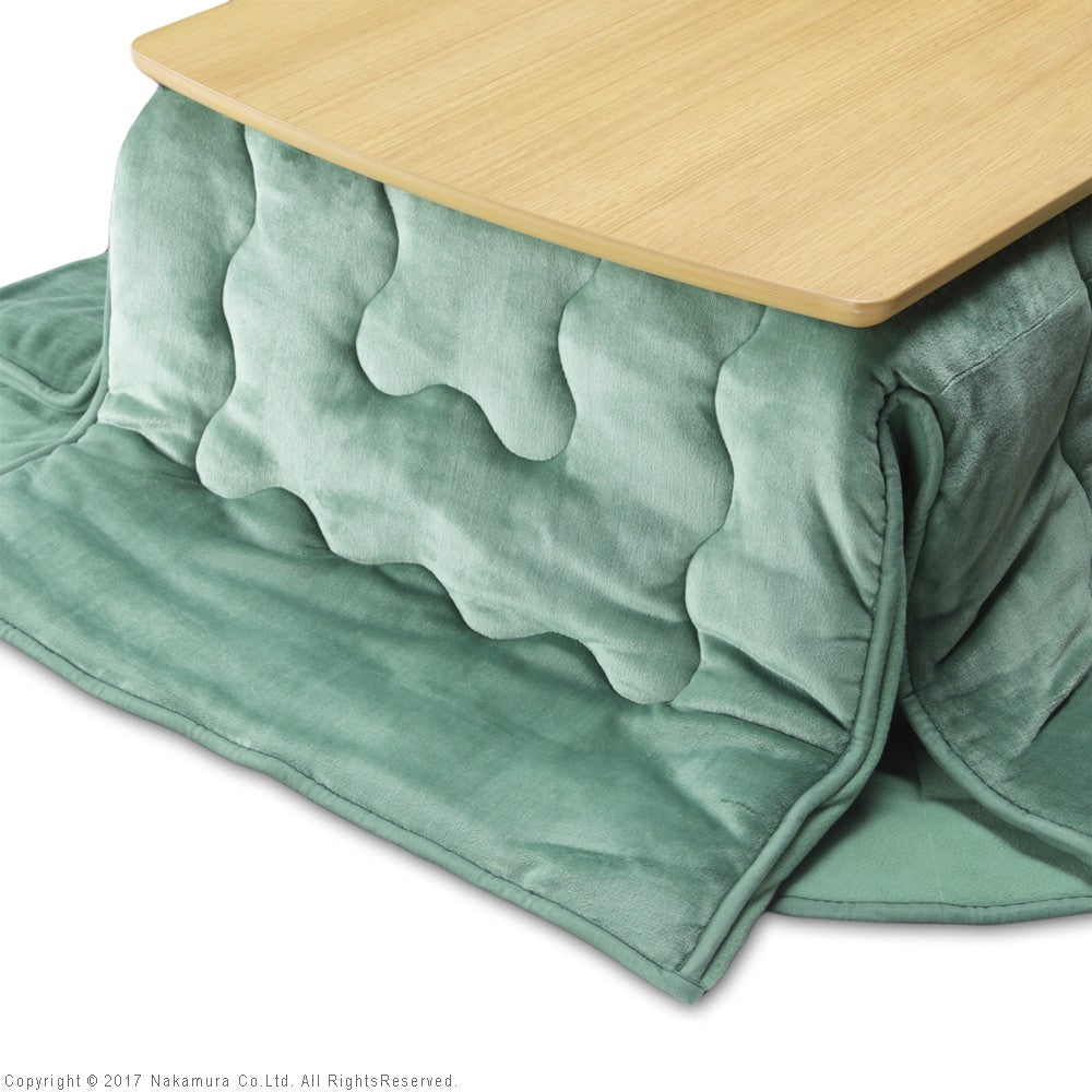 こたつ 長方形 北欧デザインこたつテーブル 90x60cm +はっ水リバーシブル省スペースこたつ布団 2点セット あったか シンプル テレワーク リモート 在宅