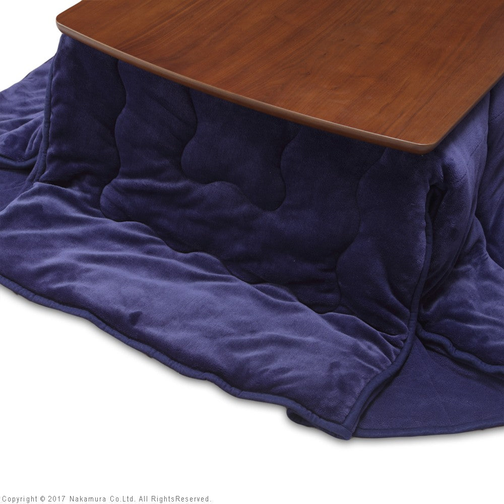 こたつ 長方形 北欧デザインこたつテーブル 105x75cm +はっ水リバーシブル省スペースこたつ布団 2点セット あったか シンプル テレワーク