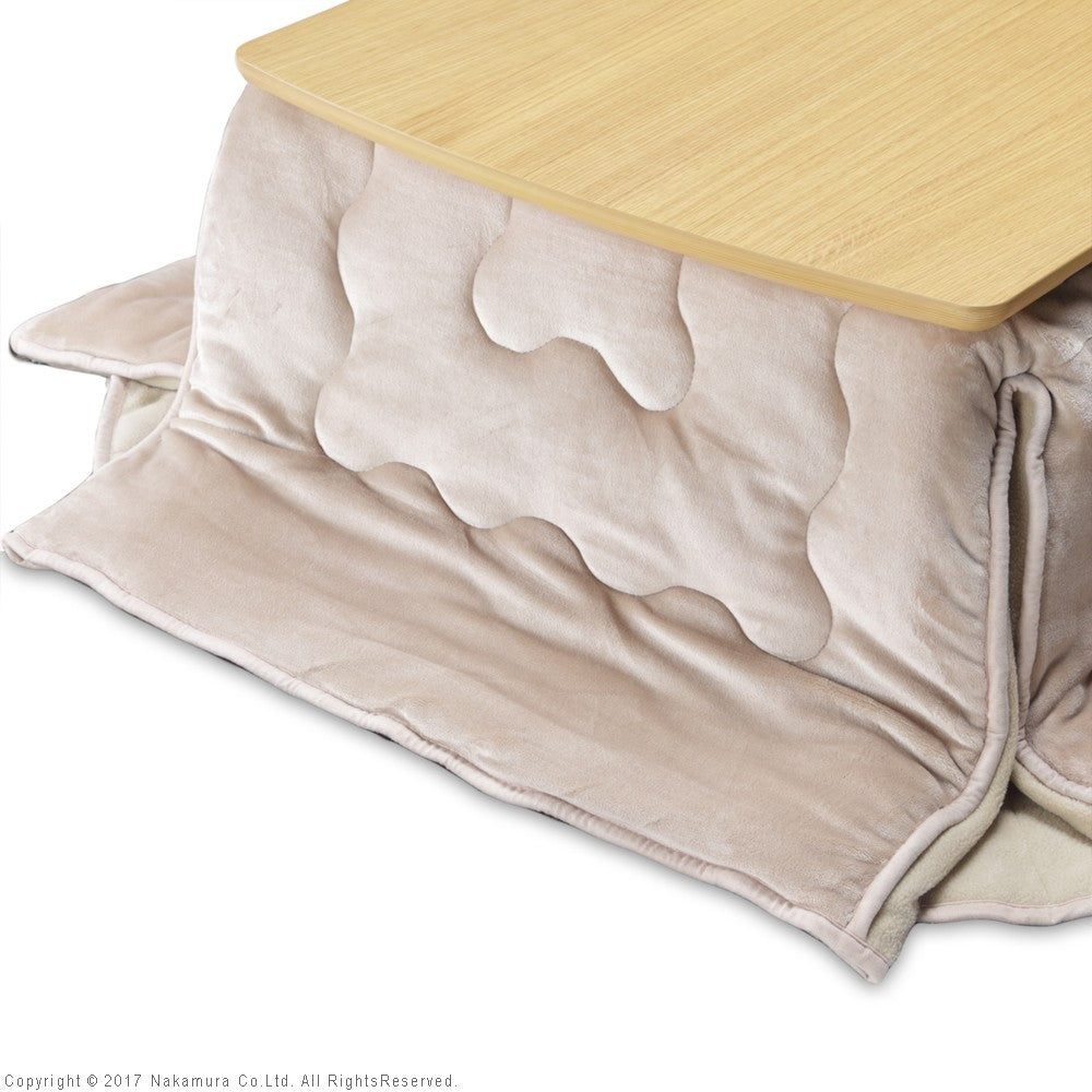 こたつ 長方形 北欧デザインこたつテーブル 105x75cm +はっ水リバーシブル省スペースこたつ布団 2点セット あったか シンプル テレワーク