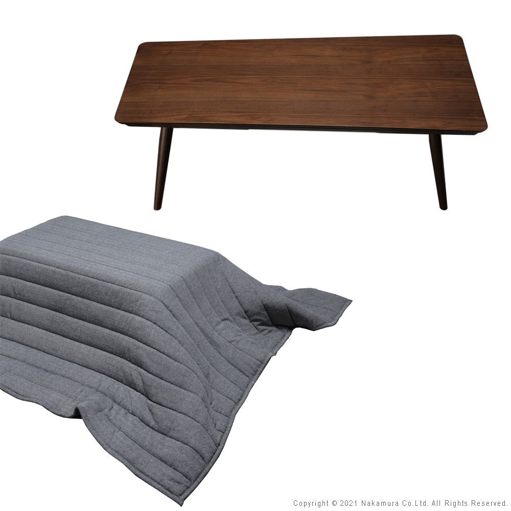 こたつ 折りたたみ 北欧 フラットヒーター デザイン折れ脚こたつ ヘリンボーン織り掛布団 2点セット テレワーク リモートワーク 在宅ワーク