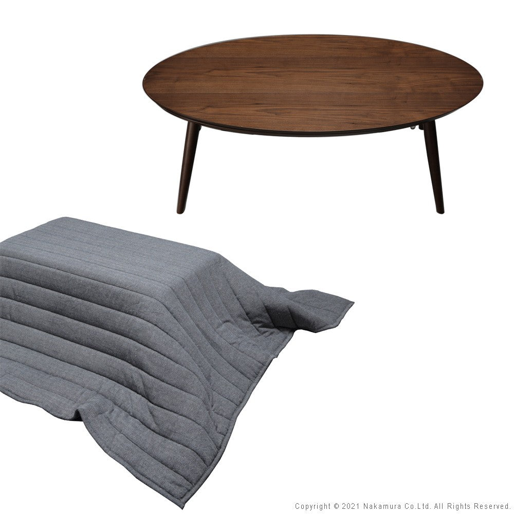 こたつ 折りたたみ 北欧 フラットヒーター デザイン折れ脚こたつ ヘリンボーン織り掛布団 2点セット テレワーク リモートワーク 在宅ワーク