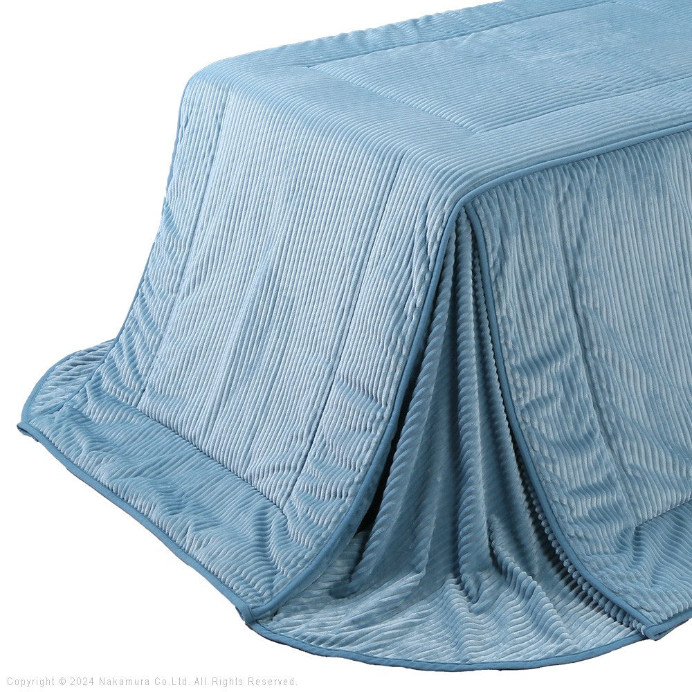 リバーシブルコーデュロイダイニングこたつ布団 90x60cmこたつ用(250x220cm) 長方形 省スペース こたつ布団単品 保温 掛け布団 コタツ