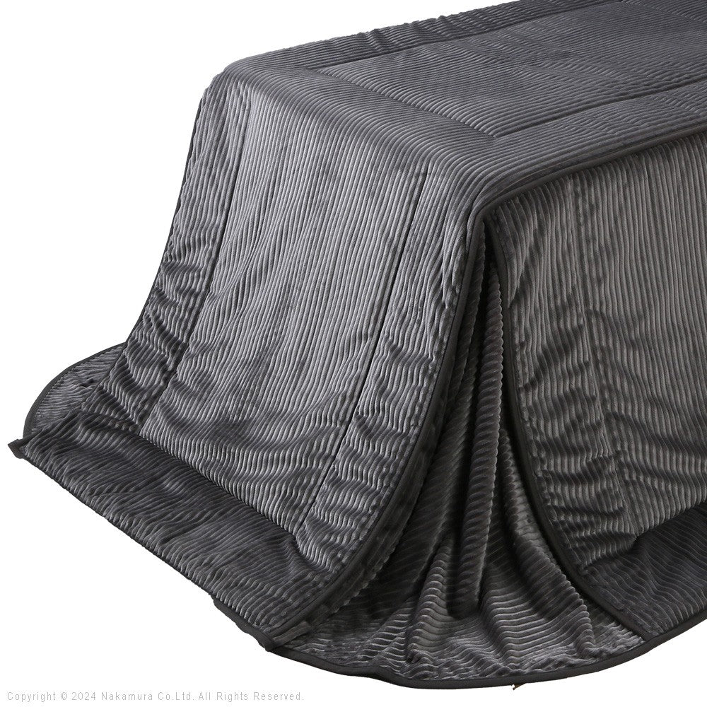 リバーシブルコーデュロイダイニングこたつ布団 135x180cmこたつ用(295x240cm) 長方形 省スペース こたつ布団単品 保温 掛け布団 コタツ