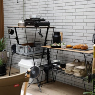 カウンターテーブル アウトドア 幅900mm×奥行400mm×高さ905mm