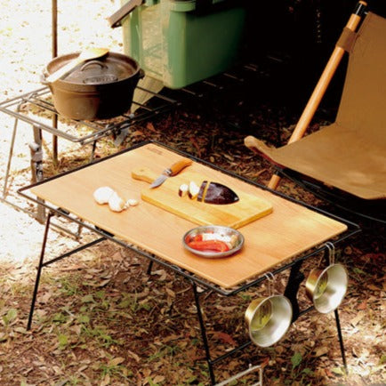 アウトドアテーブル 幅700mm×奥行450mm×高さ70mm