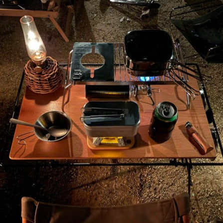 アウトドアテーブル 幅700mm×奥行450mm×高さ70mm