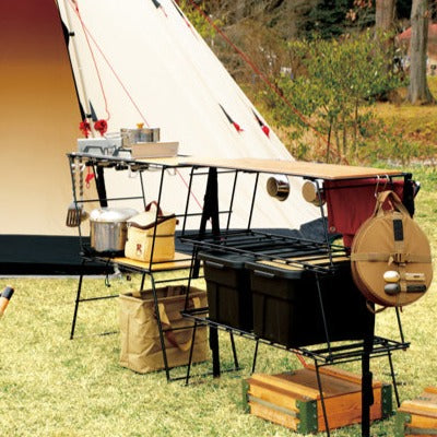 スタッキングラック アウトドア 幅900mm×奥行360mm×高さ325mm