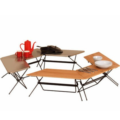 アウトドアテーブル 3台セット 幅680mm×奥行300mm×高さ270mm