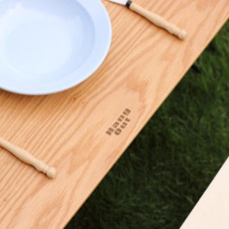 アウトドアテーブル 幅680mm×奥行300mm×高さ270mm