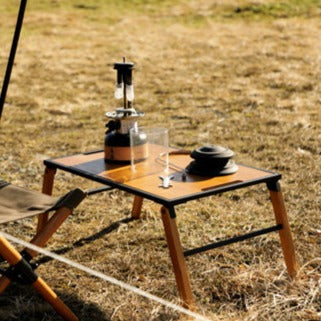 アウトドア テーブル 完成品 幅610mm×奥行400mm×高さ295mm