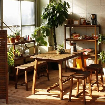 木製スツール 1人用チェア 幅365mm×奥行305mm×高さ465mm×座面高450mm