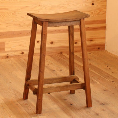 木製スツール 1人用チェア 幅390mm×奥行330mm×高さ615mm×座面高600mm