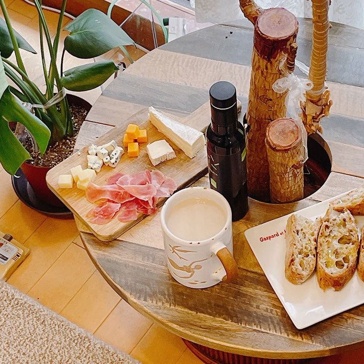 プランツテーブル 観葉植物 直径600mm×高さ20mm×センターホール150mm