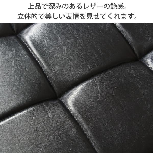 オットマン スツール 椅子 チェア PUレザー ヴィンテージ