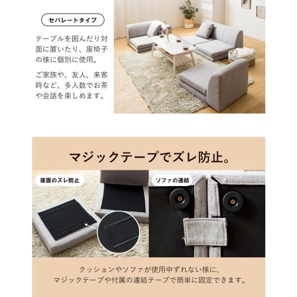 コーナーソファ ロータイプ ローソファ 2人掛け 3人掛け