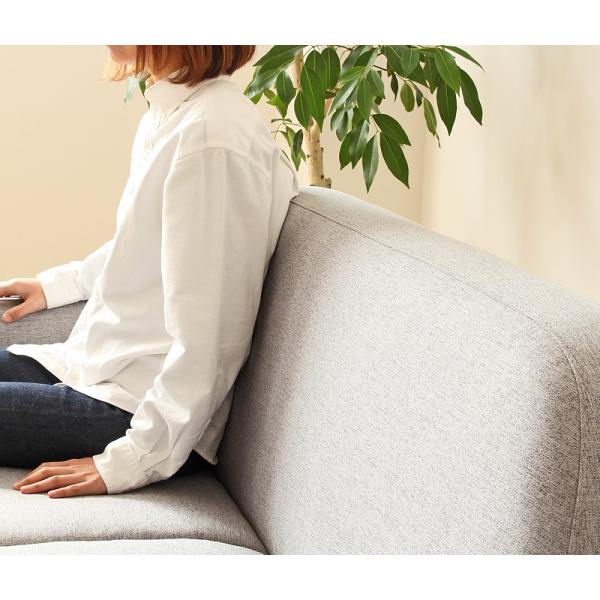 ソファ 2.5人掛け 2P カウチソファー ローソファ 木製 オットマン