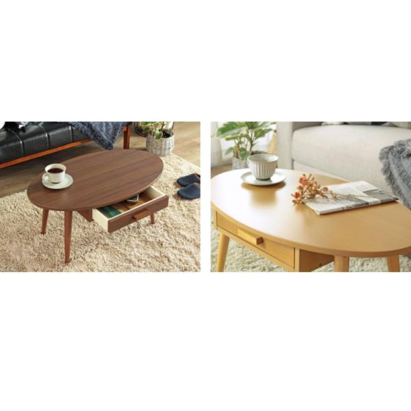 テーブル 引き出し付き リビングテーブル センターテーブル 幅80cm