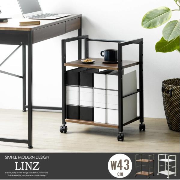 デスクワゴン キッチンラック キャスター付き デスク下ワゴン サイドワゴン サイドラック
