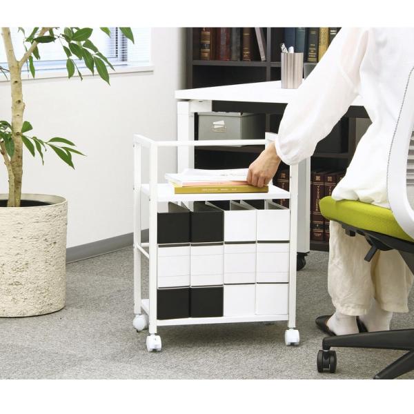 デスクワゴン キッチンラック キャスター付き デスク下ワゴン サイドワゴン サイドラック